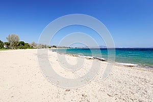Nea Makri beach in Attica near Athens, Greece