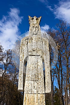 Neagoe Basarab sculpture - medieval romanian lord