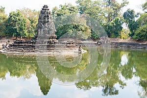 Neak Pean at Angkor. a famous Historical site(UNESCO World Heritage Site) in Angkor, Siem Reap, Cambodia.