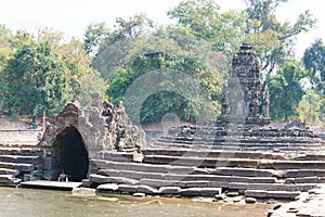 Neak Pean at Angkor. a famous Historical site(UNESCO World Heritage Site) in Angkor, Siem Reap, Cambodia.