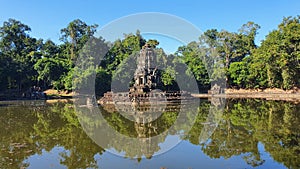 Cambodia. Neak Pean or Neak Poan. Siem Reap province. photo