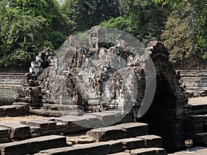 Neak Pean Royal Reservoirs, Siem Reap Province, Angkor\'s Temple Complex Site listed as World Heritage by Unesco in 1192,