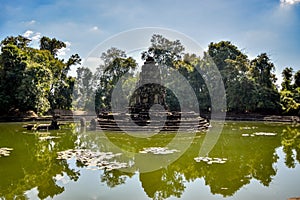 Neak pean temple at angkor archaeological park