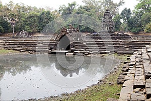 Neak Pean temple ruins