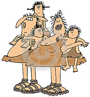 Neanderthal family