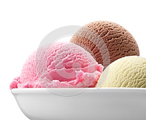 Neapolitan ice cream photo