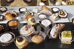 Neapolitan pastry display