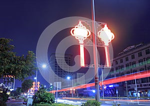 Chinese knot street lamp, adobe rgb