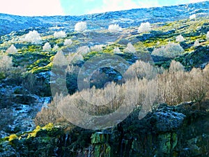 near lago Truchillas in the Cabrera, León, Spain