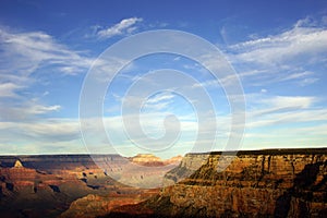 Near Maricopa Point, late afternoon view into the Colorado River