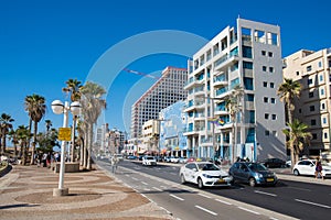 Near the sea road in Tel Aviv