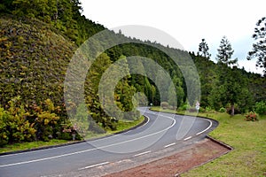 Near Viewpoint Porta da Madrugada in Sao Miguel island, Azores photo