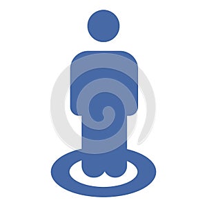 Nearby location Isolated Vector icon which can easily modify or edit photo