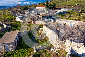 Nearly abandoned village in Paphos region, Cyprus photo