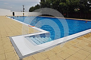 Public Swimming pool in La Coronada, Badajoz - Spain photo