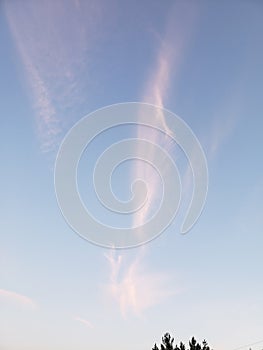 Neat clouds in Rosser