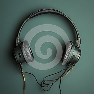 Neatly Coiled Wired Headphones with Tangle-Free Cables