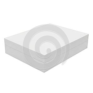 Stack of clean, white paper sheets