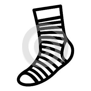 Neatness sock icon, simple style