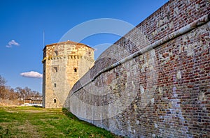 Nebojsa Tower, medieval tower and dungeon in the Belgrade Fortress in Serbia