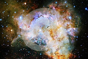 Nebula, cluster of stars in deep space. Elements of this image furnished by NASA