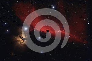 Nebula in deep space