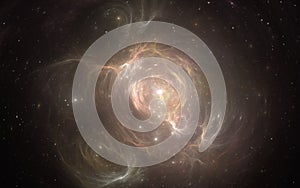 Nebula formation, portions of the interstellar medium undergo gravitational collapse