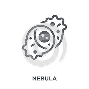 Nebula icon from Astronomy collection.