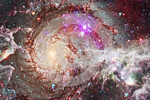 Nebulae and stars in deep space. Cosmic art, science fiction wallpaper