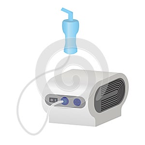Nebulizer from asthma and respiratory diseases in vector