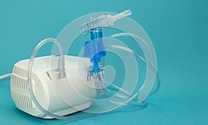 Nebulizer, device for carrying out inhalation using ultra-small dispersed nebulization of a medicinal substance. used in the