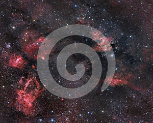 Nebulosity in the Cepheus Constellation