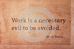 Necessary evil Twain photo