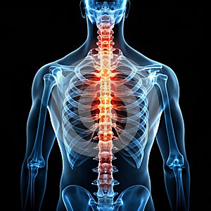 neck pain in X ray sty