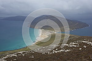 The Neck on Saunders Island in the Falkland Islands. photo