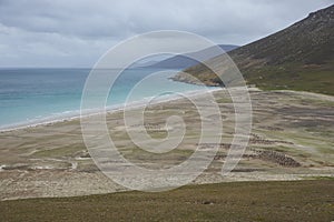 The Neck on Saunders Island in the Falkland Islands. photo