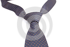 Neck tie over white background