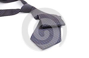 Neck tie over white background