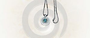 necklace with a unique pendant is believed to be able to improve blood circulation