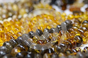 Necklaces of Amber Beads photo