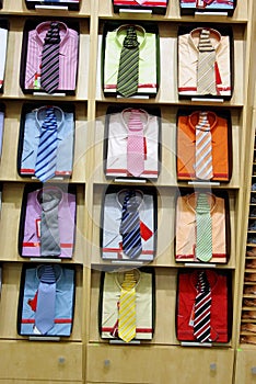 Necktie and shirts