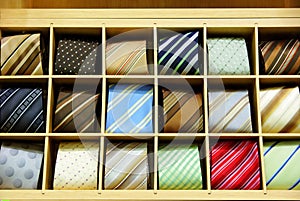 Necktie shop photo