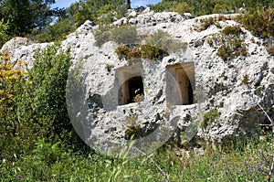 Necropoli di Pantalica, Sicily, Italy photo