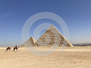 Necropolis of Giza, Cairo, Egypt photo