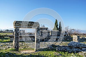 The necropolis of Hierapolis, Denizli, Turkey