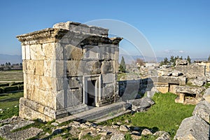 The necropolis of Hierapolis, Denizli, Turkey