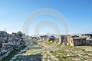 The necropolis of Hierapolis, Denizli, Turkey