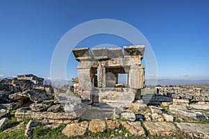 The necropolis of Hierapolis, Denizli, Turkey