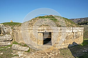 The necropolis of Hierapolis, Denizli, Turkey