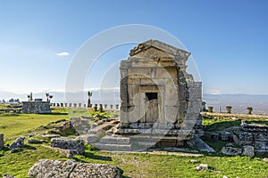 The necropolis of Hierapolis, Denizli, Turkey